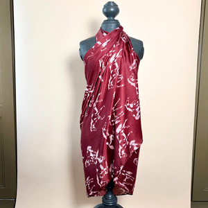 LAVENHAM lightweight long scarf/sarong with horse design