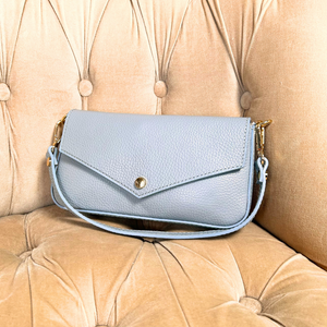 BOLOGNA small leather envelope shoulder bag