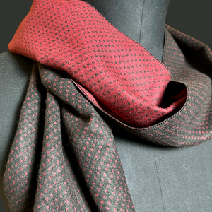 BOND pin dot reversible men's scarf