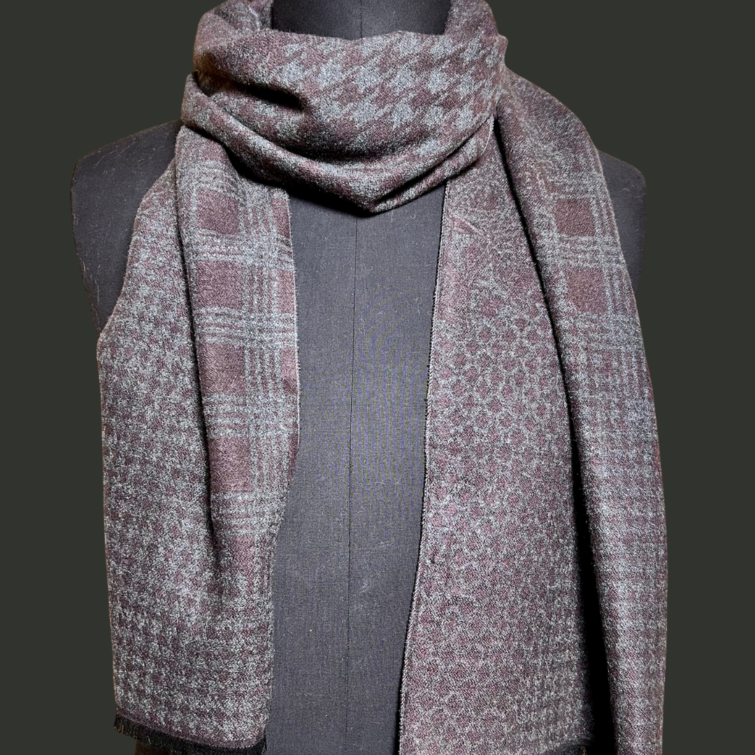 SAVILE paisley & mix print patchwork men's scarf