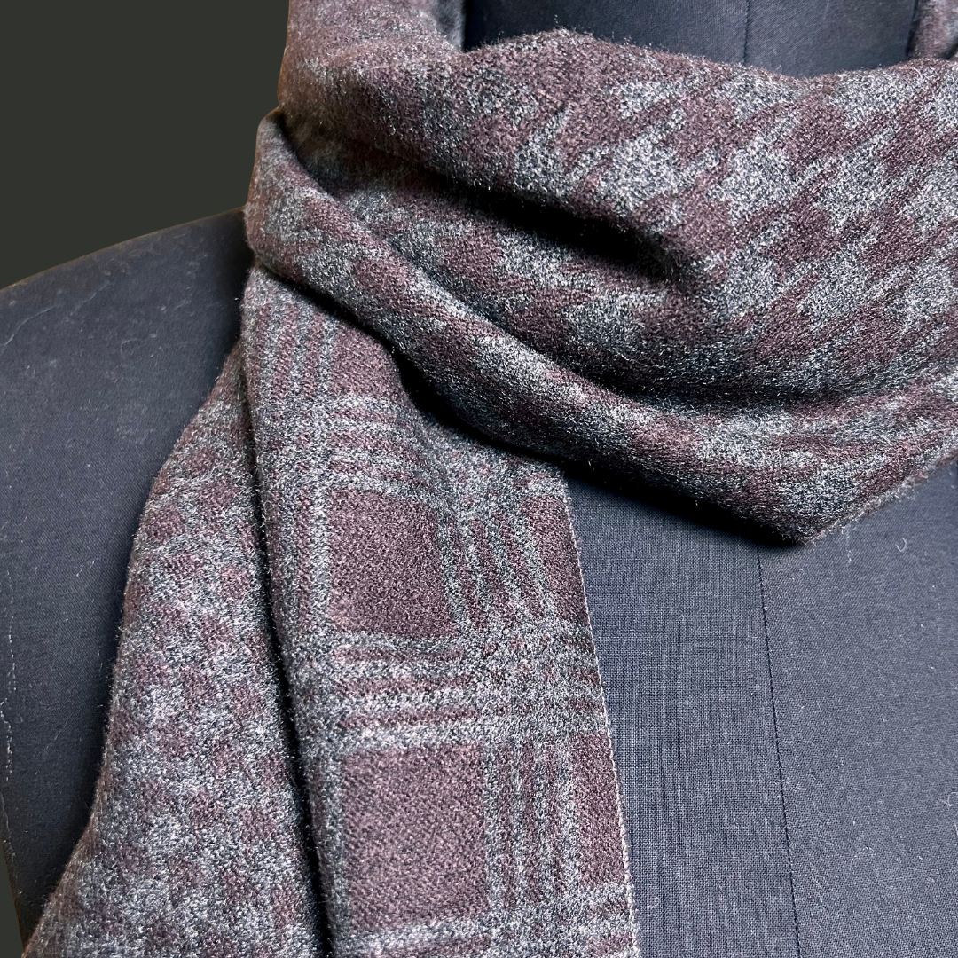 SAVILE paisley & mix print patchwork men's scarf