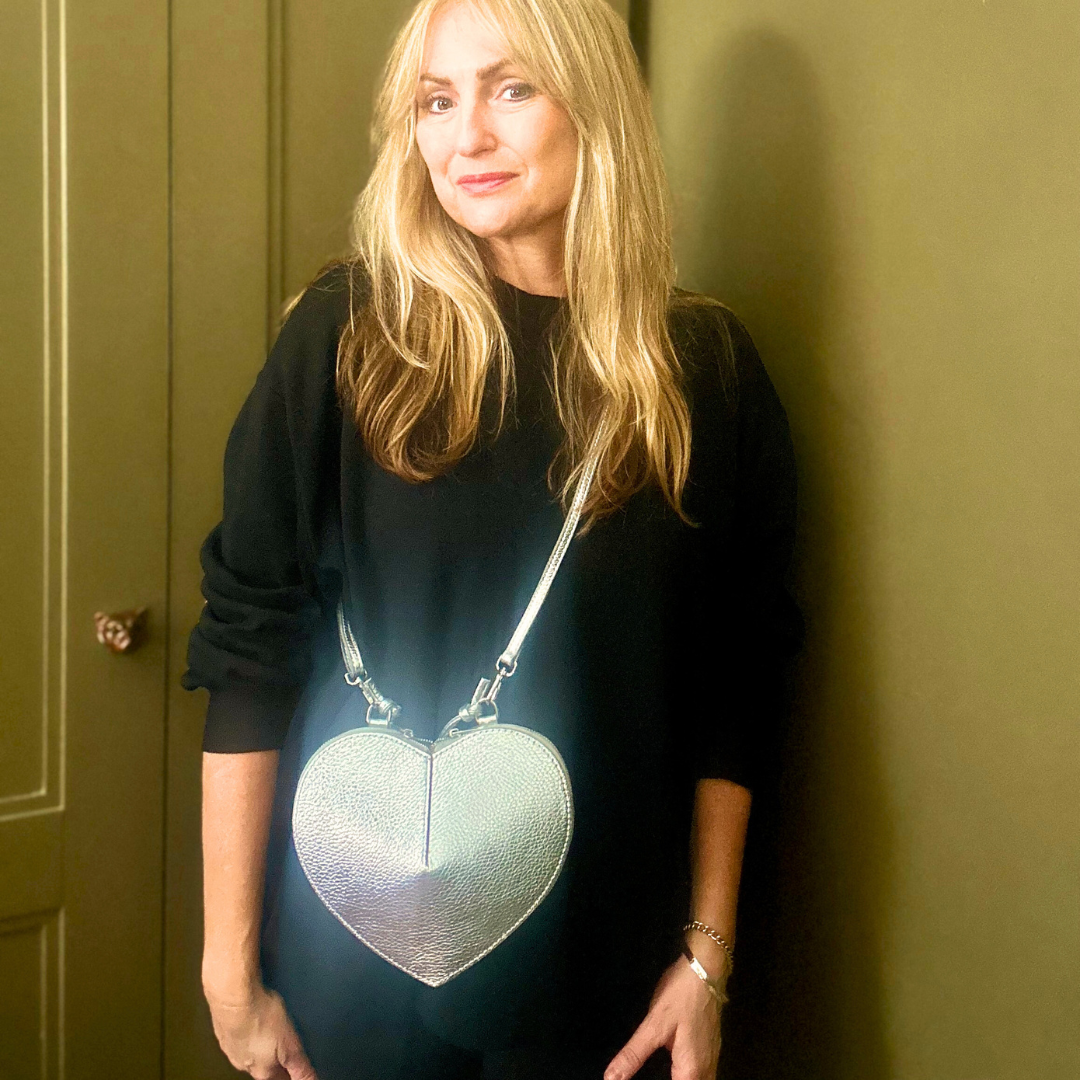 VENICE heart shaped leather handbag