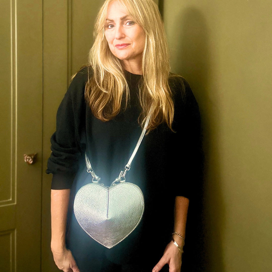 VENICE heart shaped leather handbag