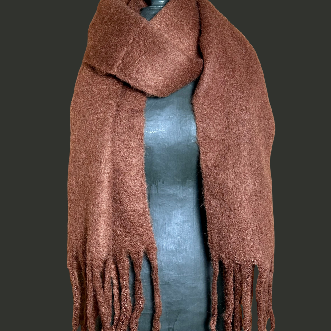 SLOANE long cosy women's blanket scarf