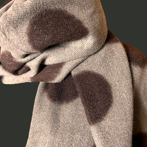 FULHAM big spot wool mix scarf