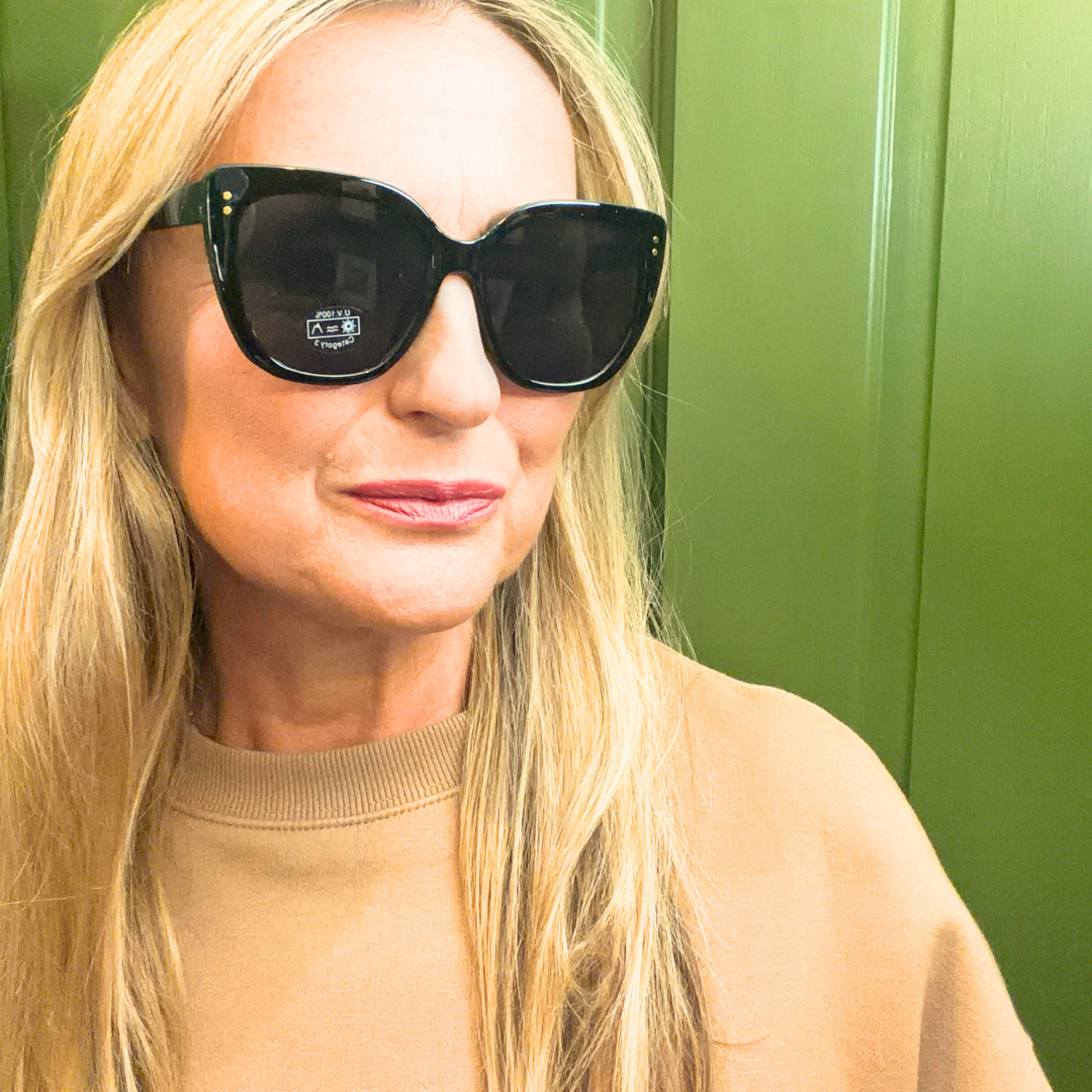 INDONESIA oversized cats eye shape ladies sunglasses