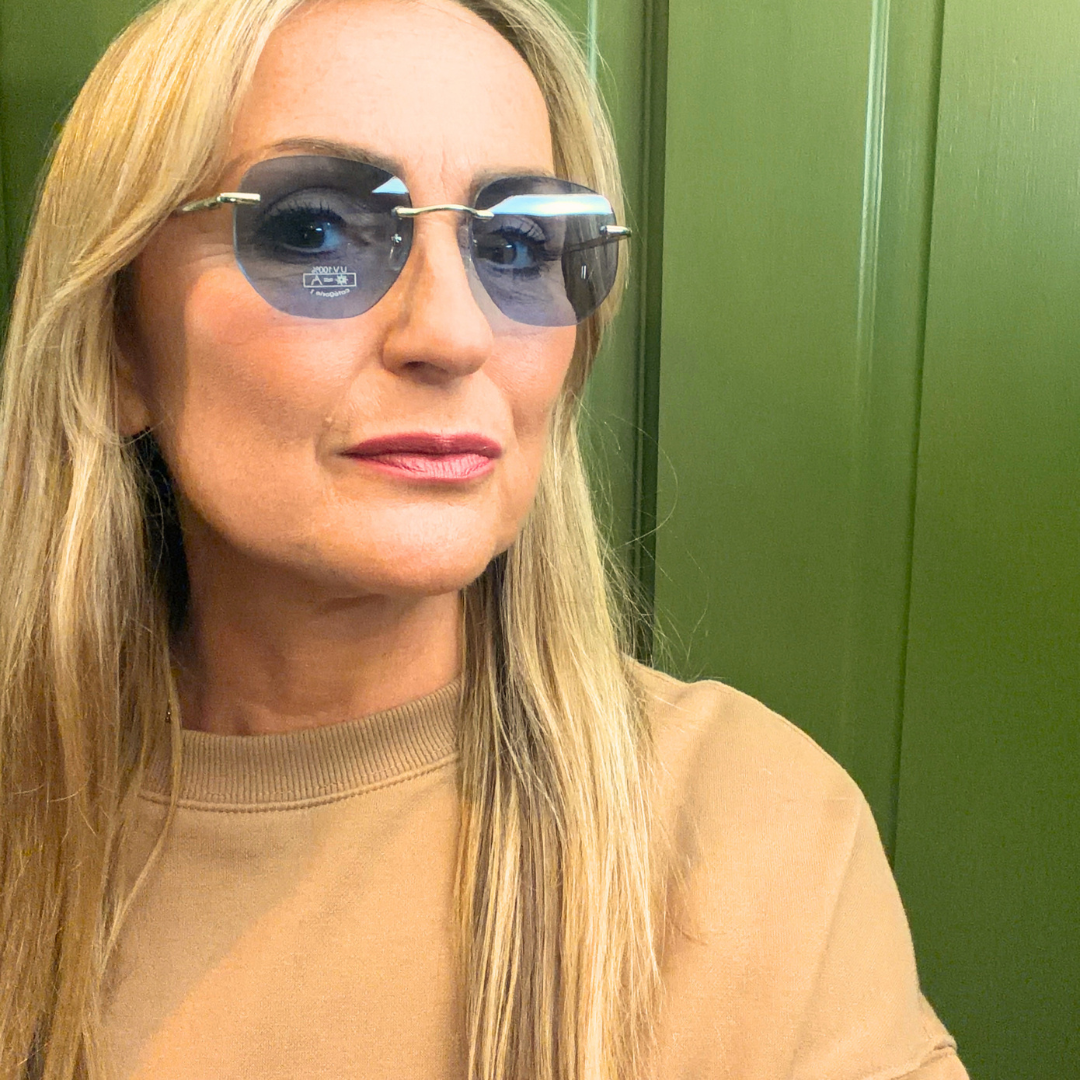 CUBA frameless retro style ladies sunglasses