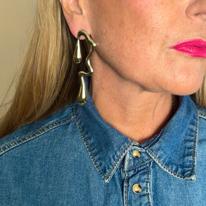 Shaped statement earrings 'MARTINE'
