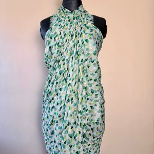 Lightweight long scarf/sarong with heart design 'ST. IVES'