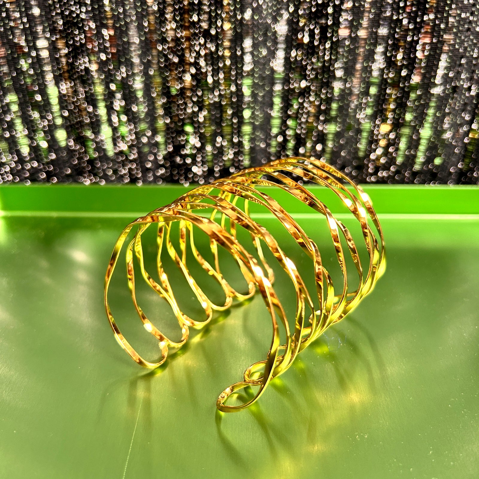 INDIA interlaced metal cuff