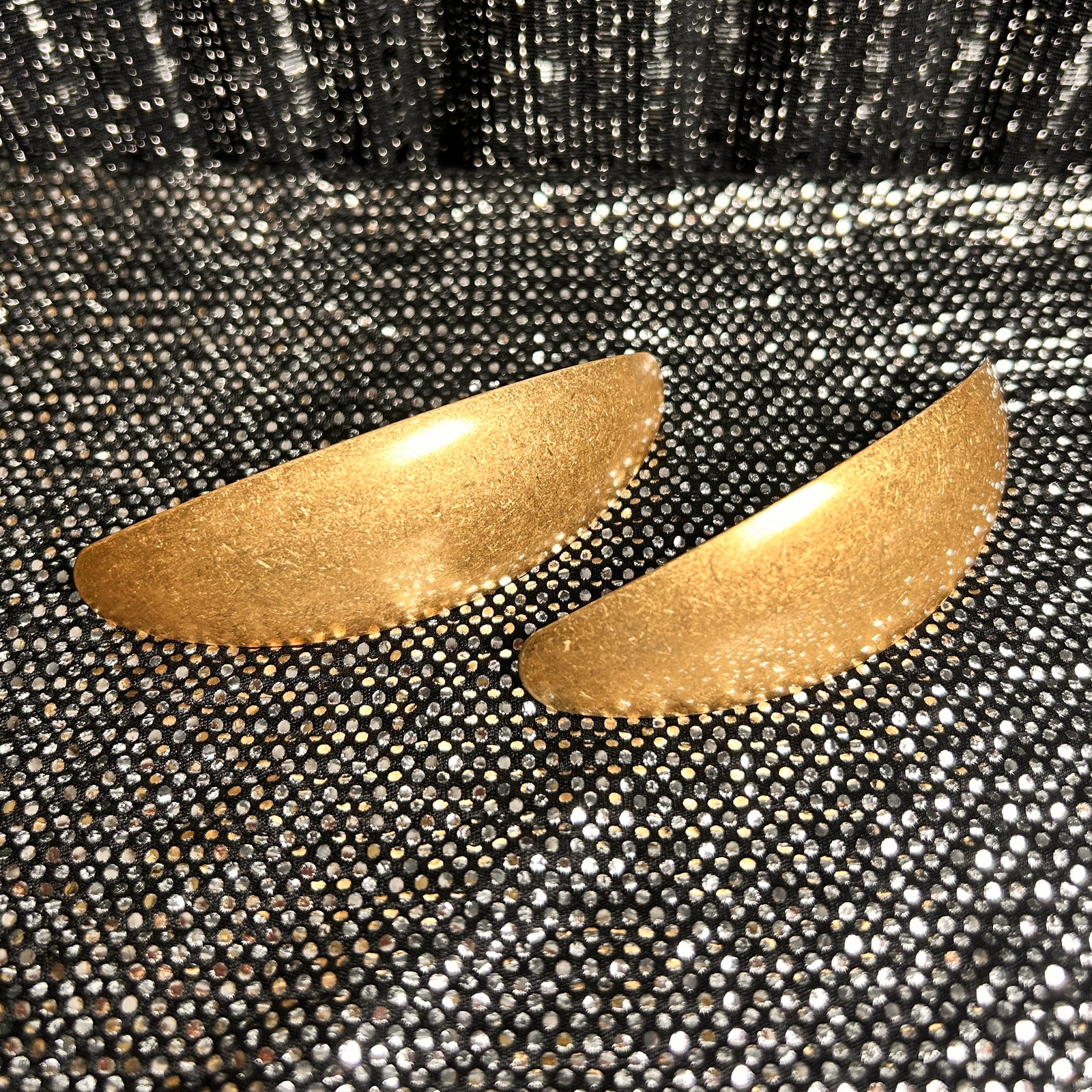 ETHEL metal oversized earrings