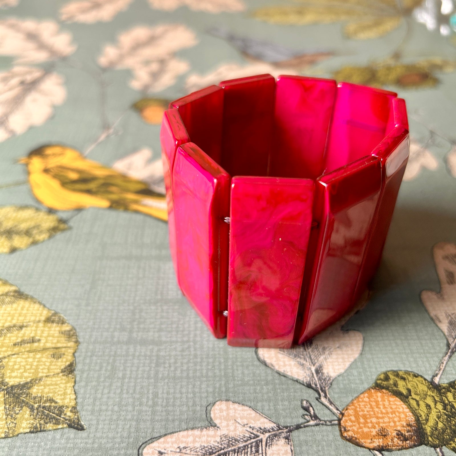 PEGGY resin link stretch bracelet