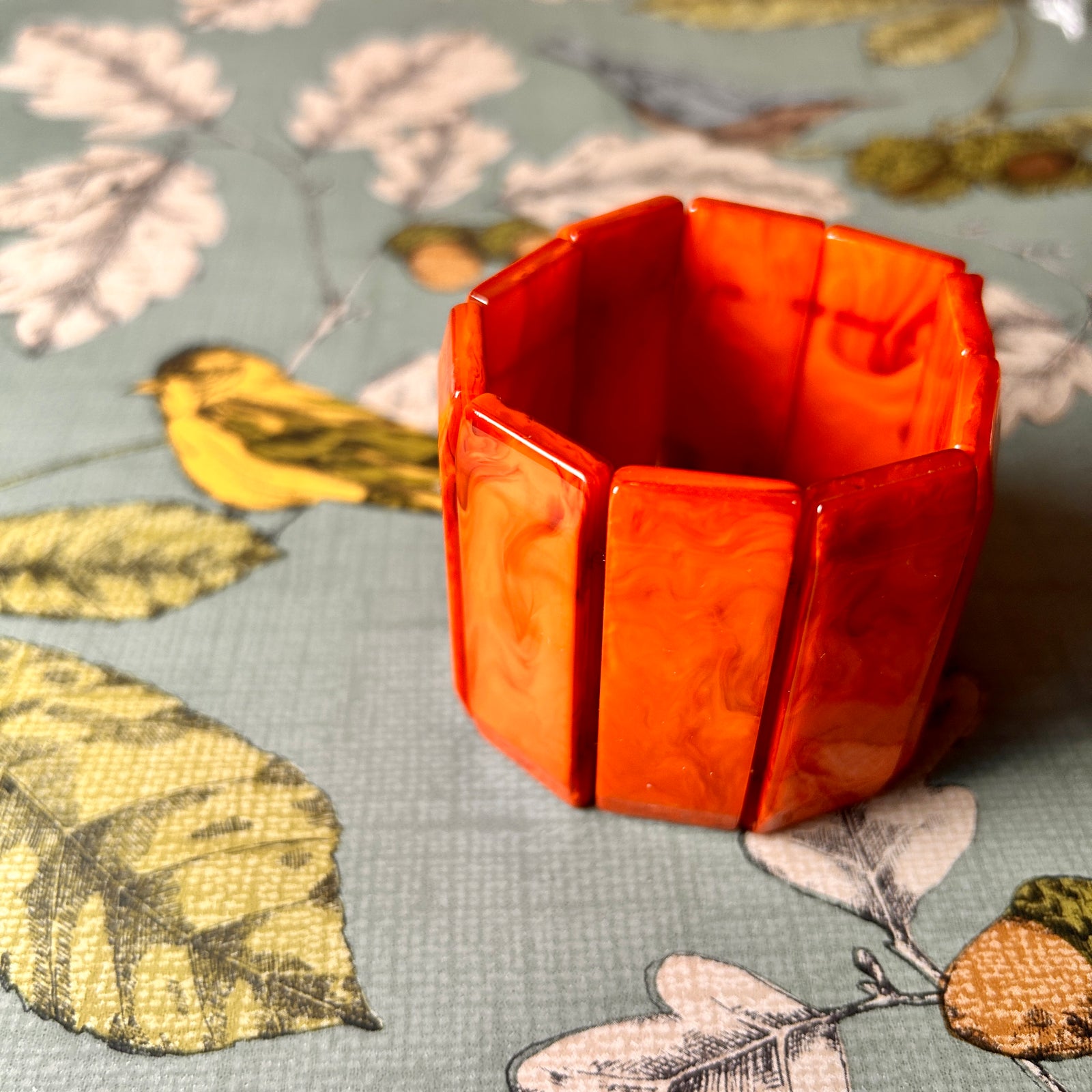 PEGGY resin link stretch bracelet