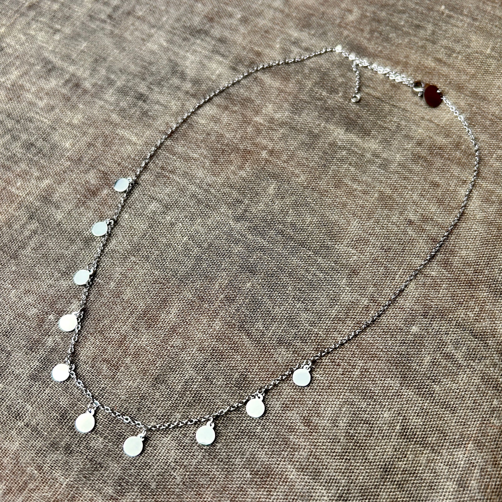 CIARA multi-disc short chain necklace