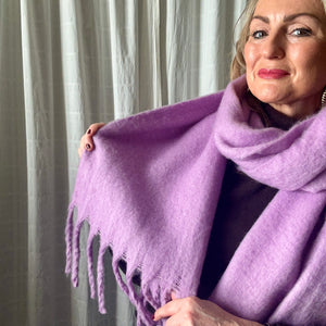 SLOANE long cosy women's blanket scarf