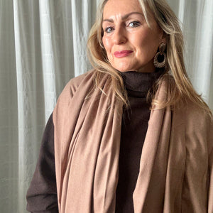 KENSINGTON long wool mix unisex scarf