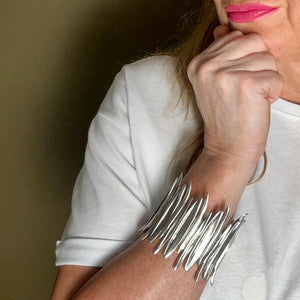 'Wanda' metal statement bracelet