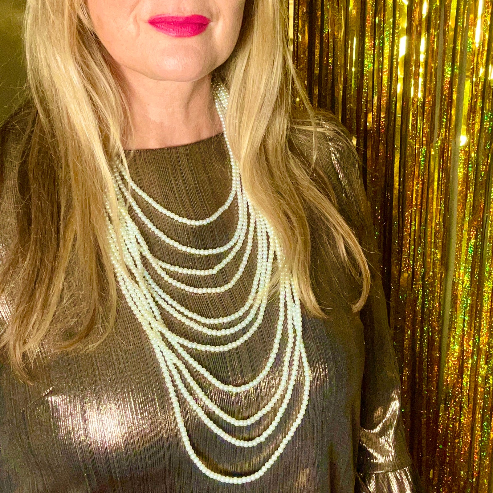 JOYCE multi-strand pearl necklace