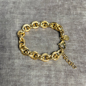 ROSA oval link chain bracelet