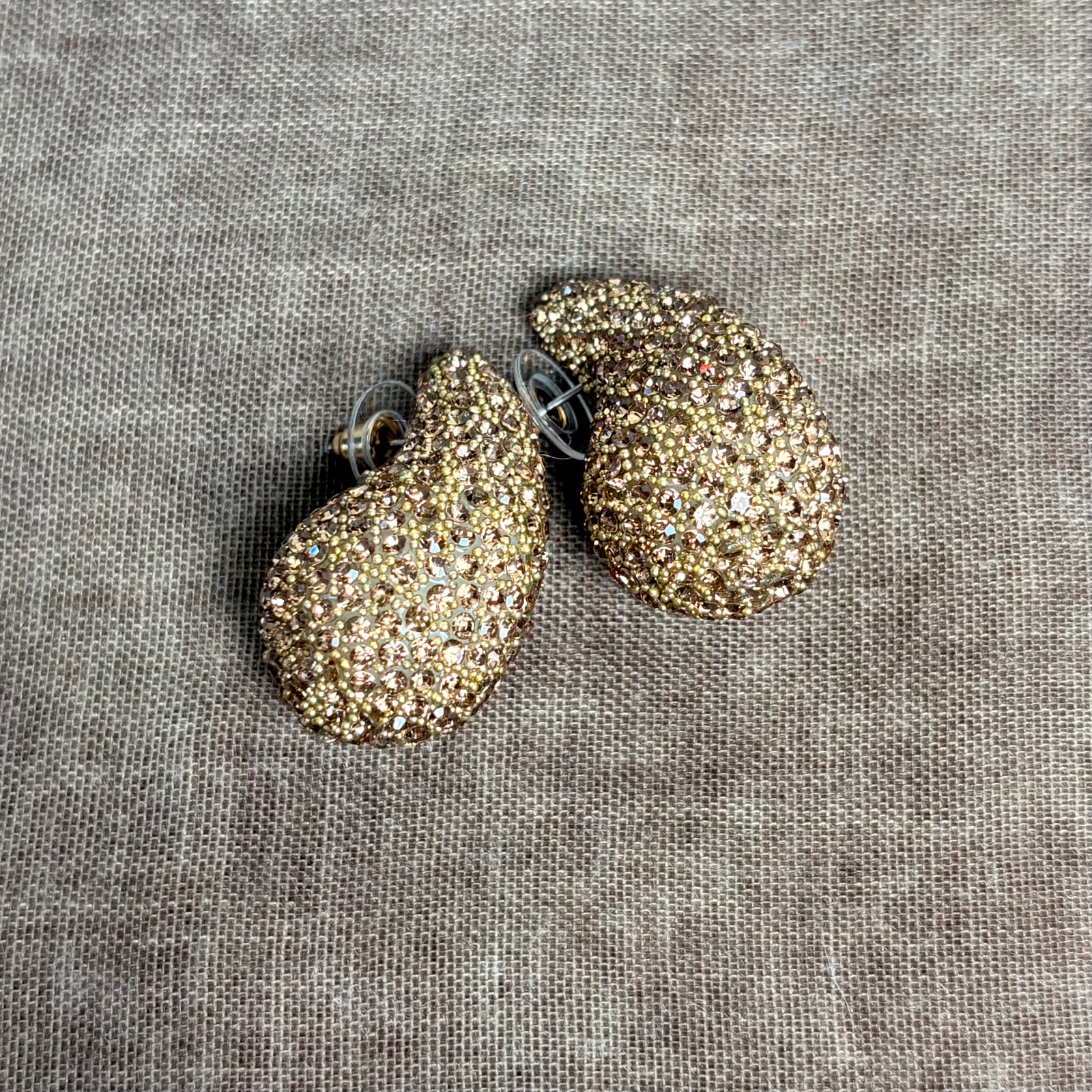 ISLA crystal teardrop stud earrings