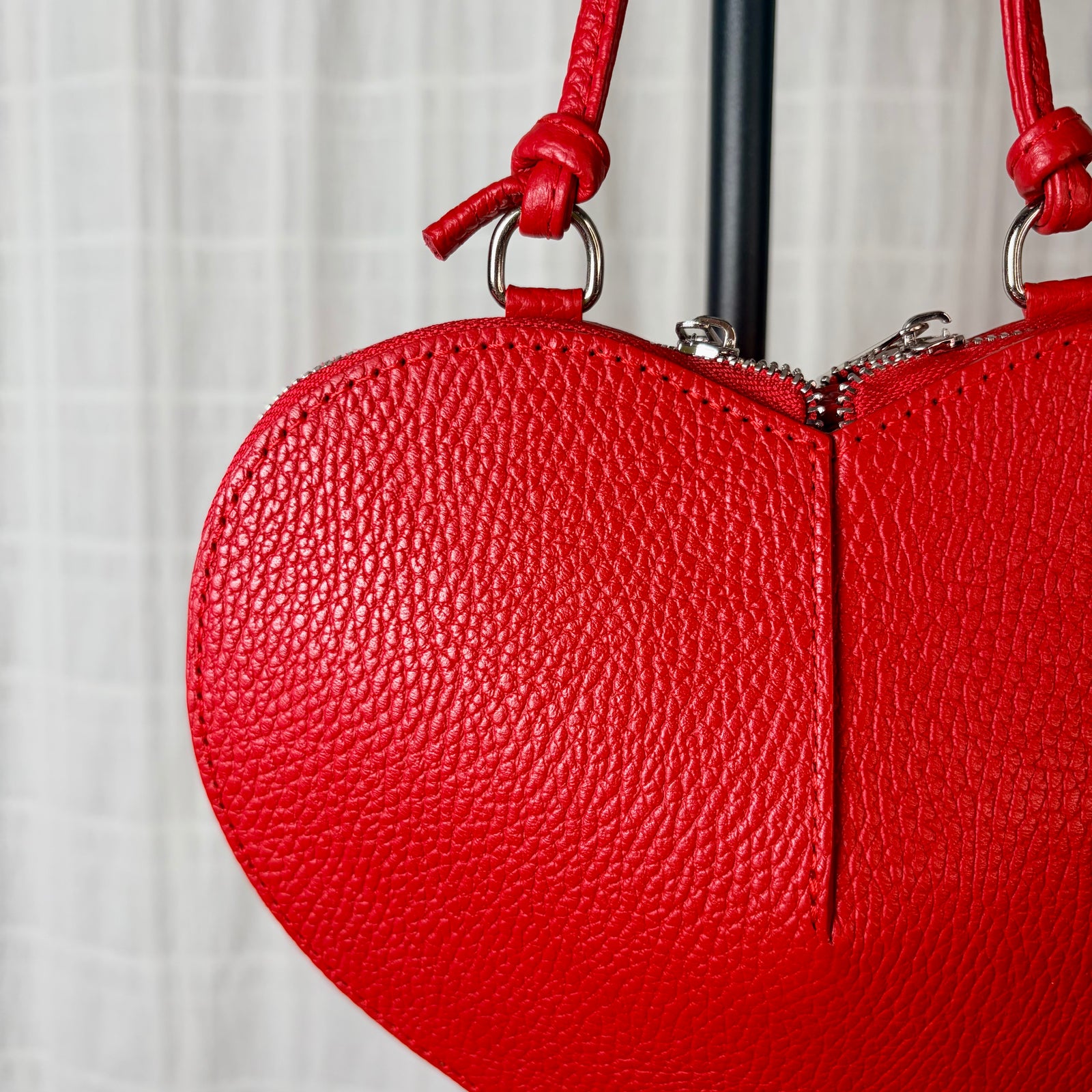 VERONA heart shaped leather handbag