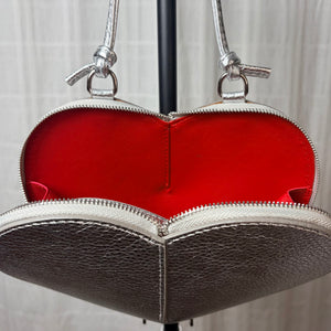 VENICE heart shaped leather handbag