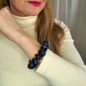 OLIVE resin beaded bracelet