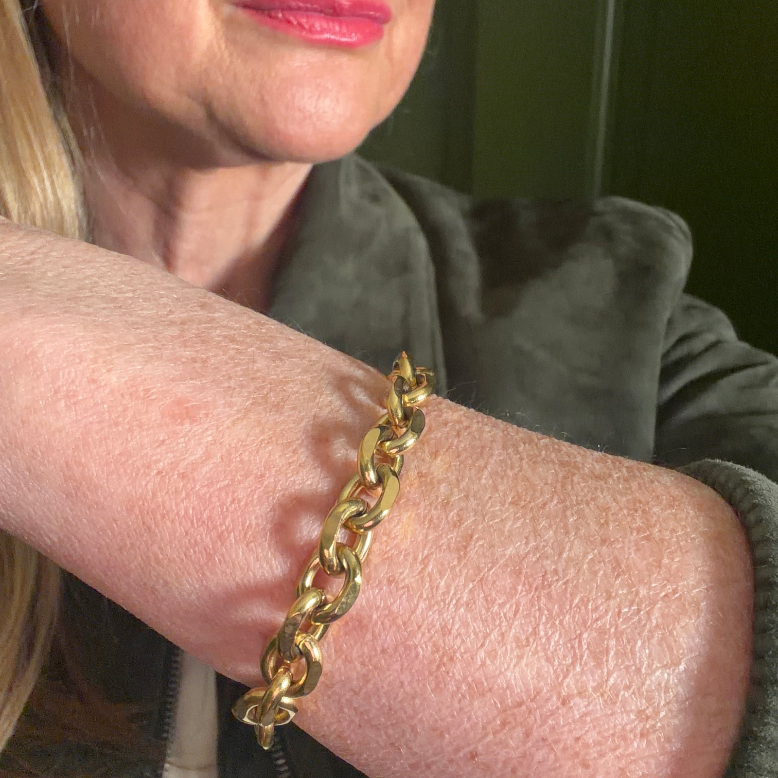 ROSA oval link chain bracelet