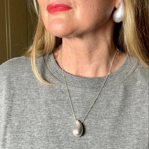 CELESTE teardrop pendant chain necklace
