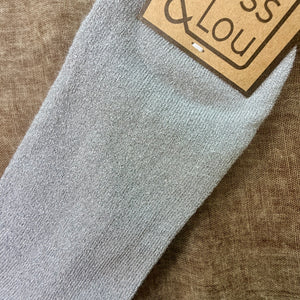 DONCASTER sparkly lurex ankle socks