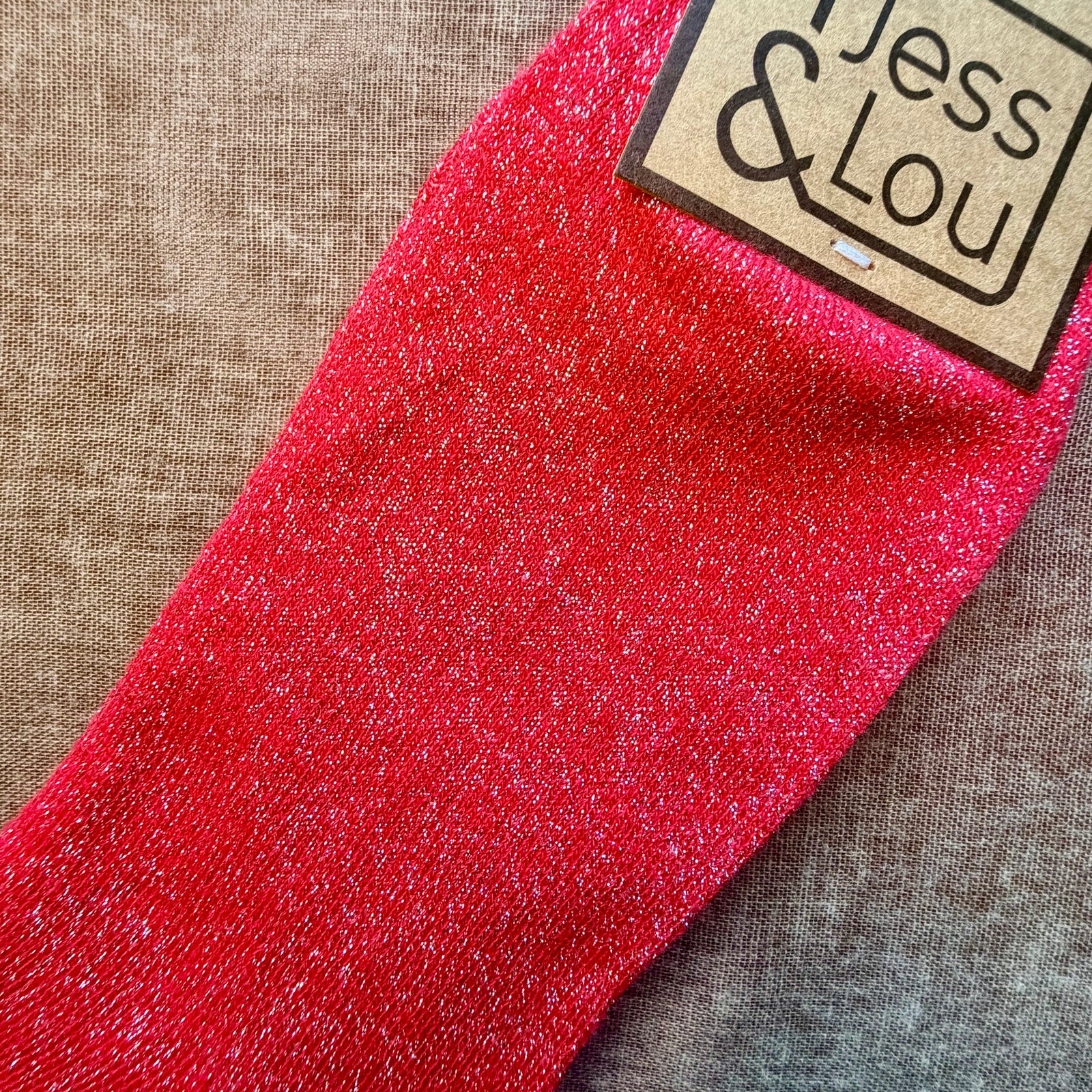 DONCASTER sparkly lurex ankle socks