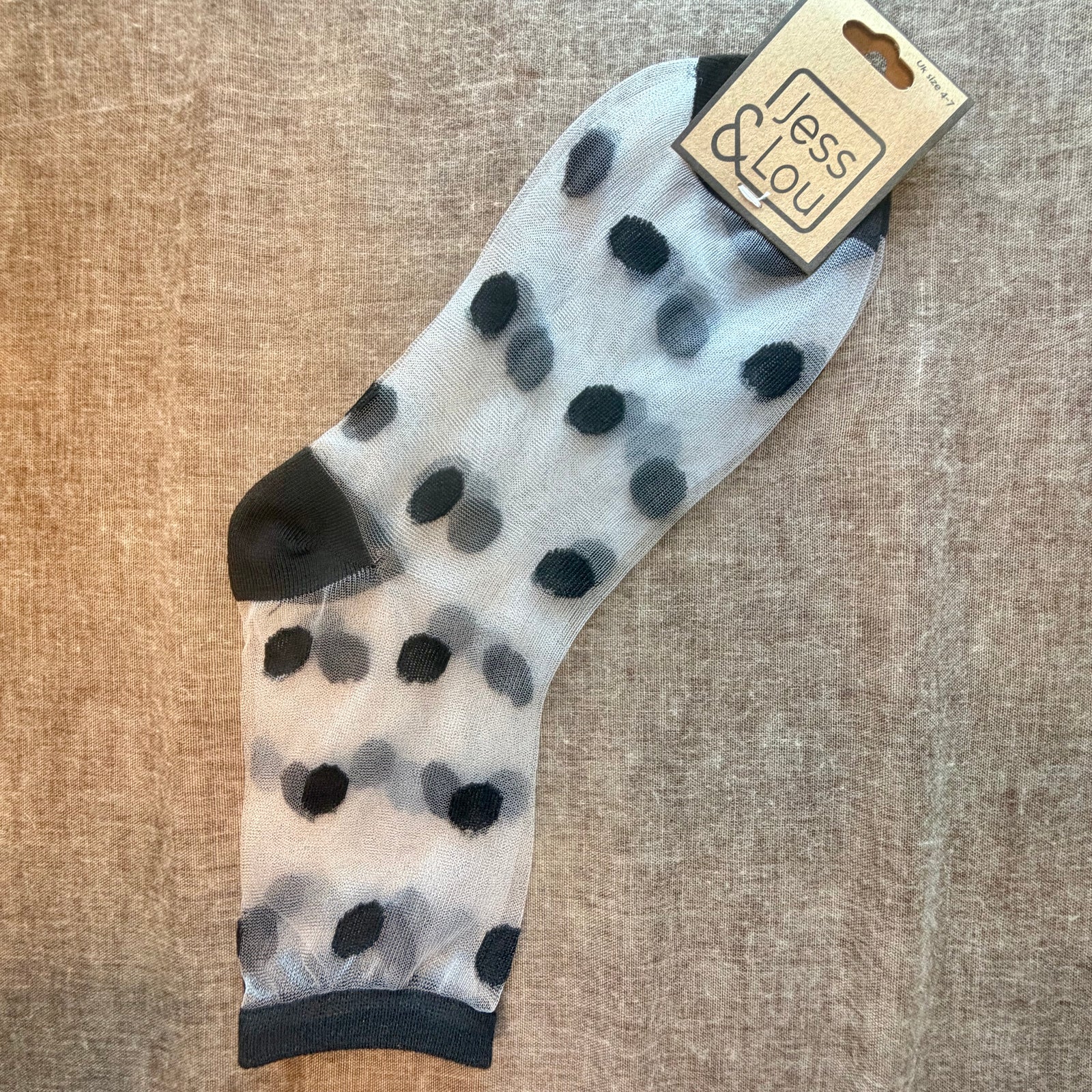 ASCOT mesh spot ankle socks