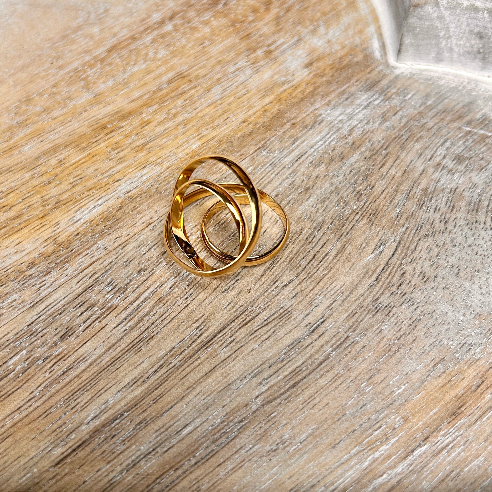 ROBYN metal circles ring