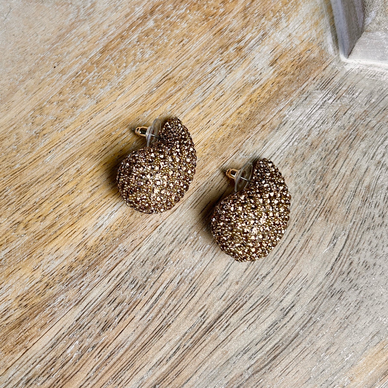 ISLA crystal teardrop stud earrings