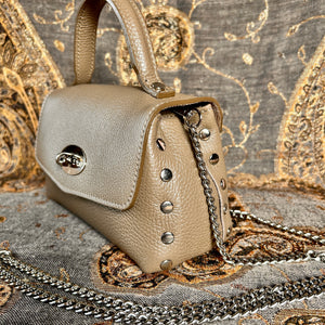 MILAN small leather studded handbag