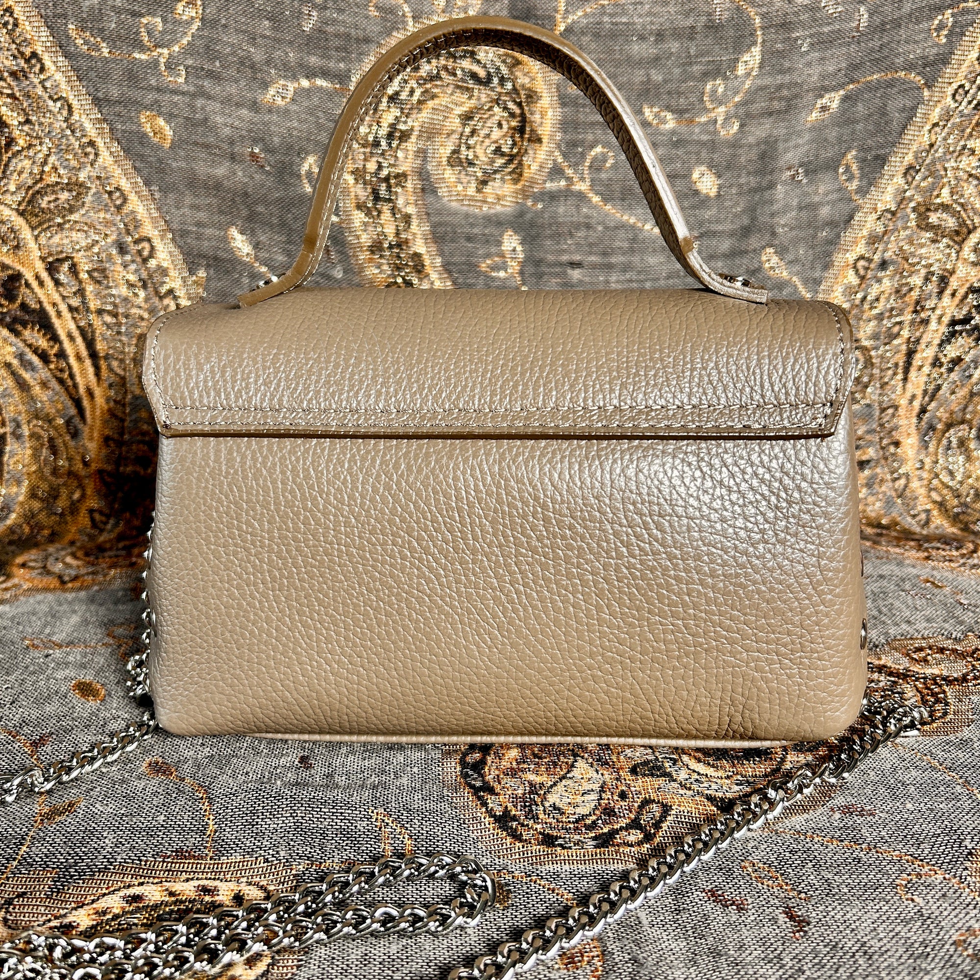 MILAN small leather studded handbag