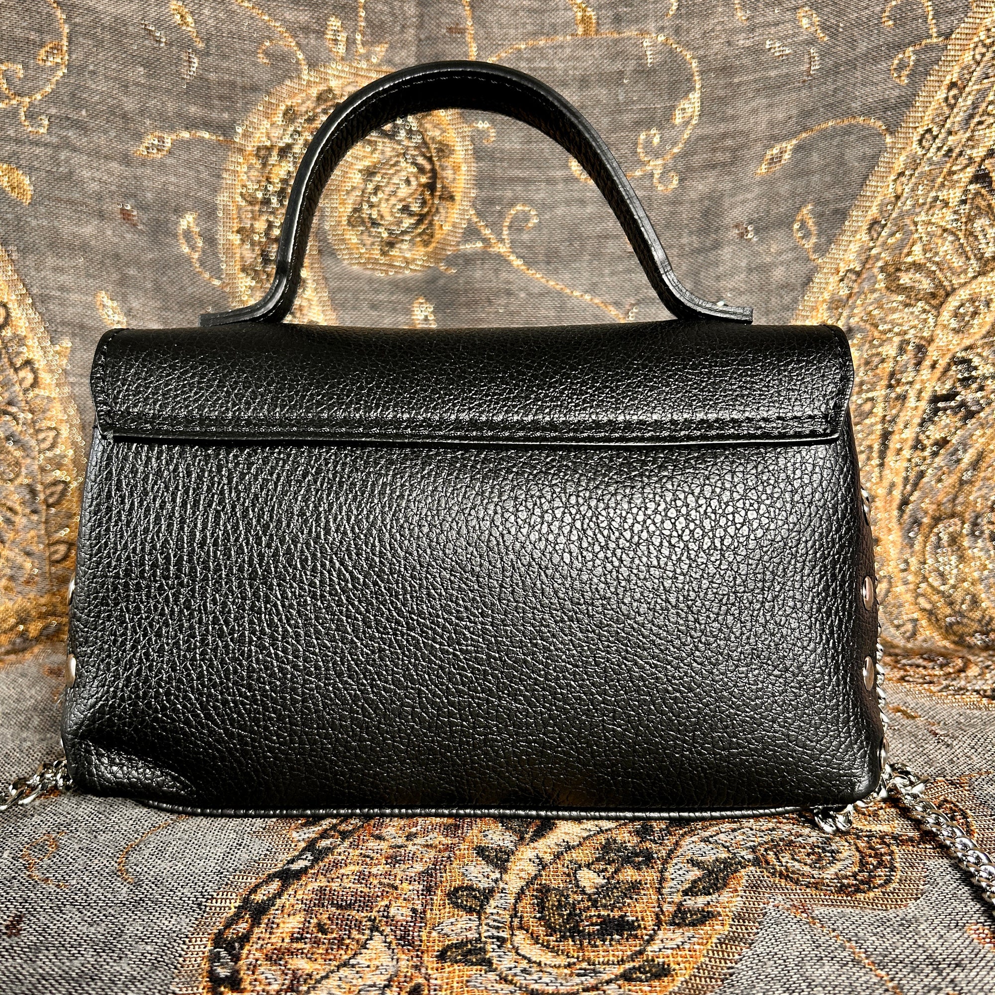 MILAN small leather studded handbag