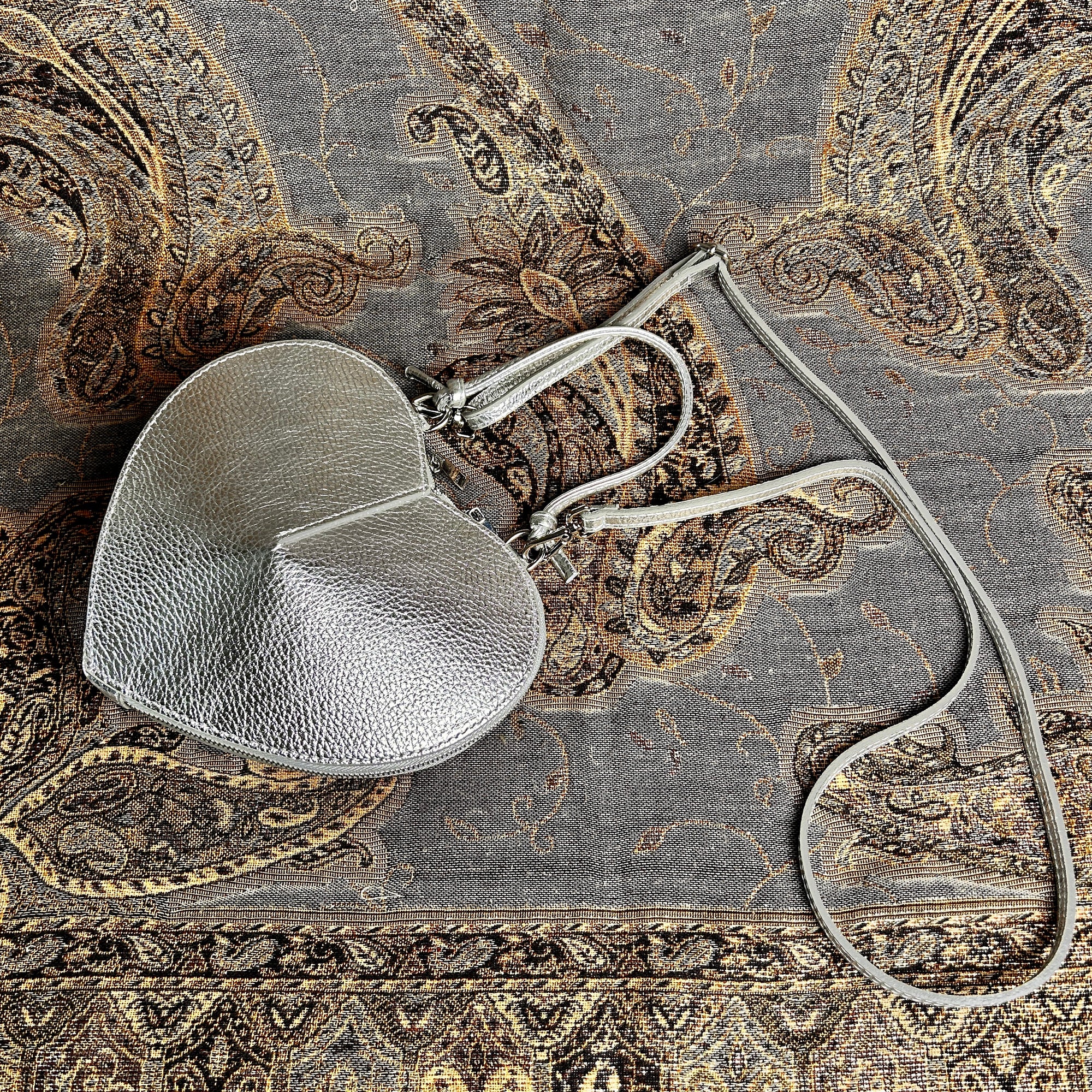 VENICE heart shaped leather handbag