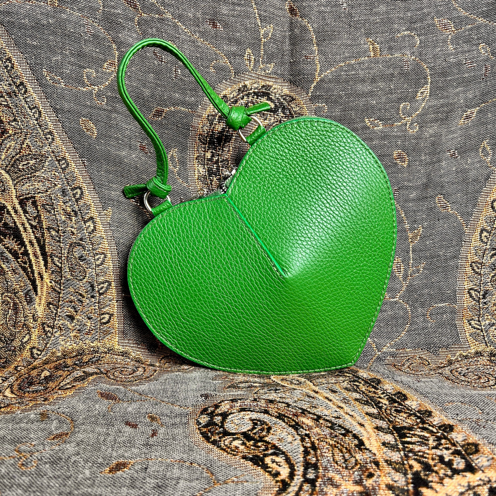 VERONA heart shaped leather handbag