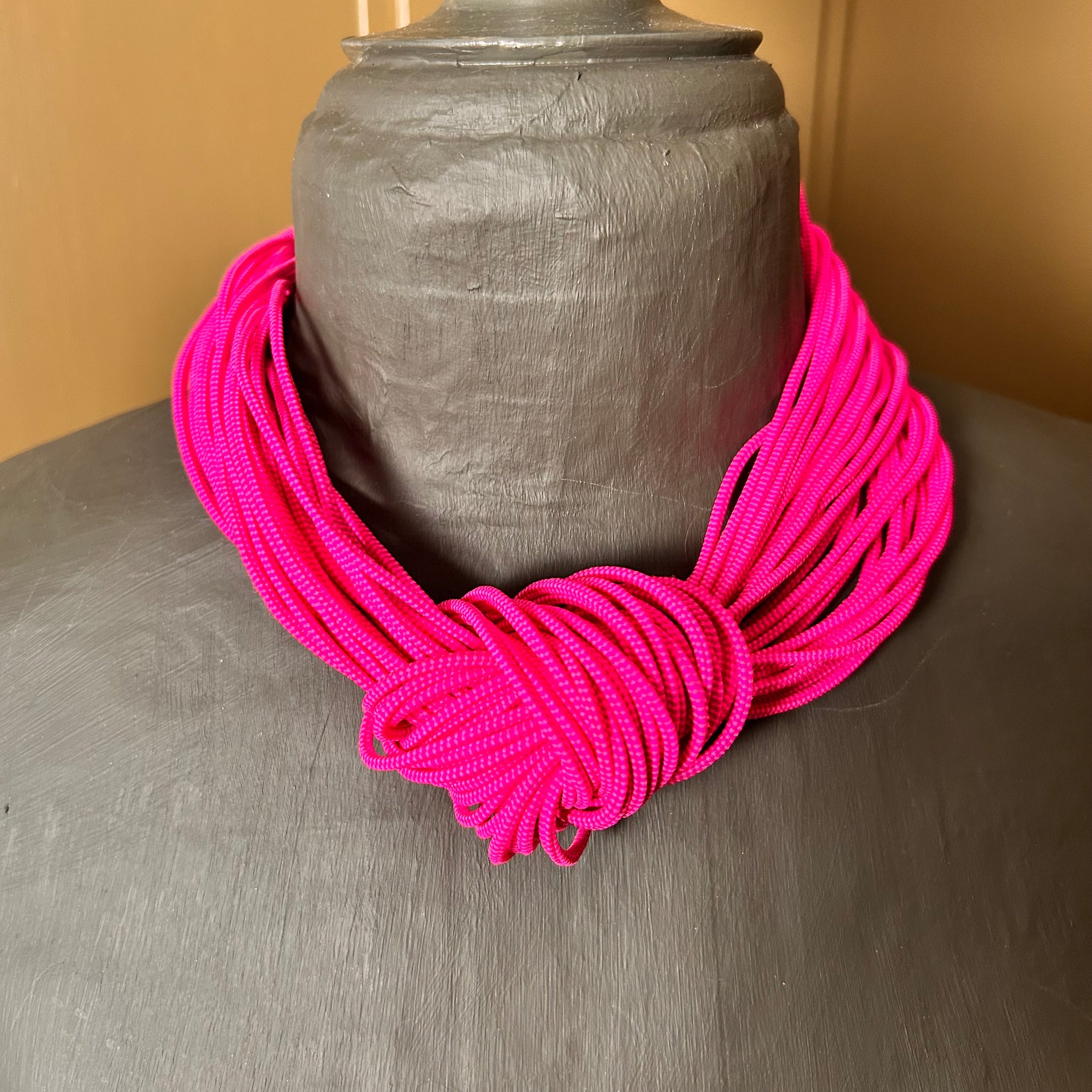 ARABELLA elastic knot choker necklace