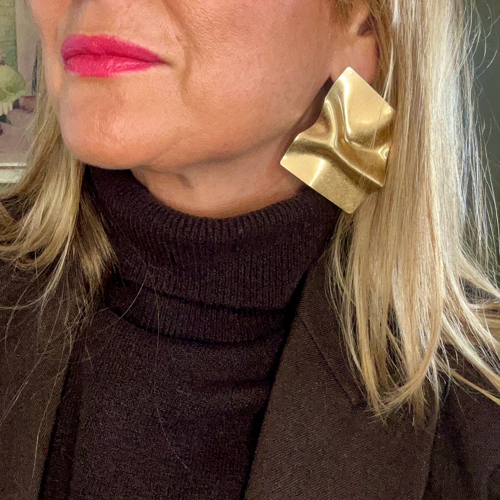 ADALYNN large geometric stud earrings