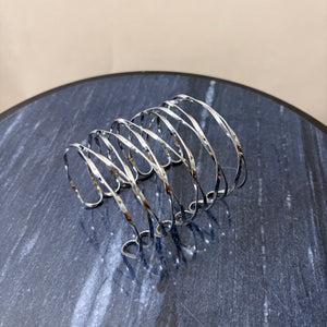 INDIA interlaced metal cuff bracelet