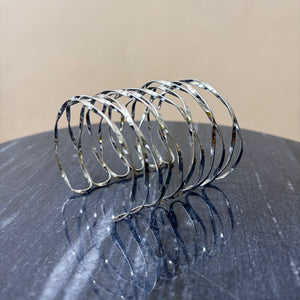 INDIA interlaced metal cuff bracelet