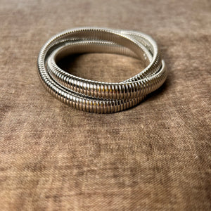 BRIELLE triple steel tubogas bracelet