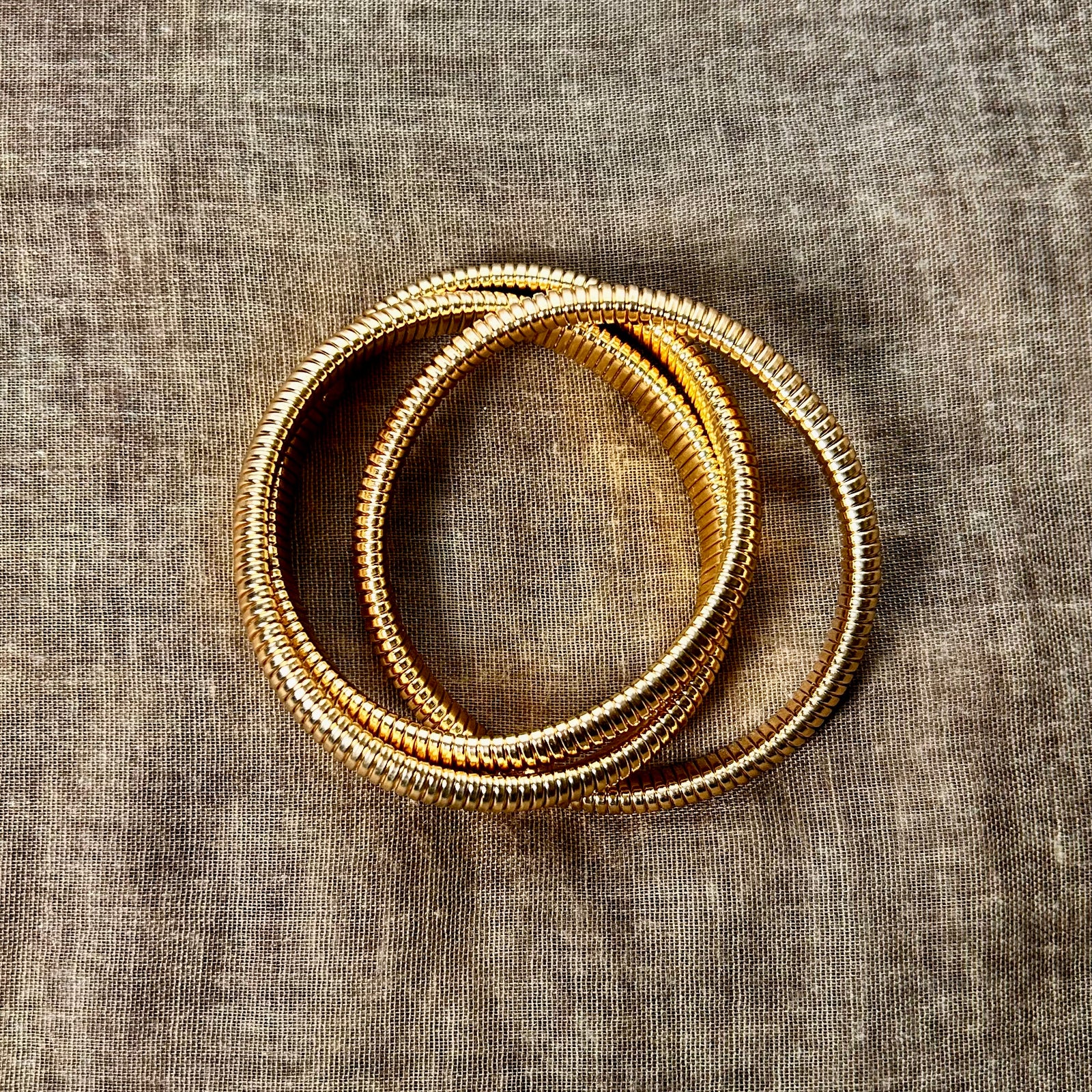 BRIELLE triple steel tubogas bracelet