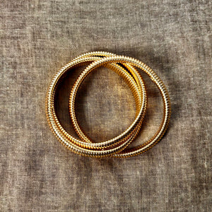 BRIELLE triple steel tubogas bracelet