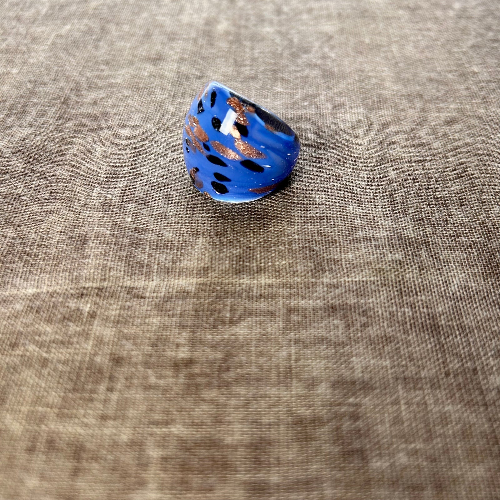 PALOMA Murano glass cocktail ring