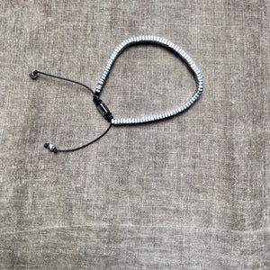 MARK men's herringbone slider bracelet