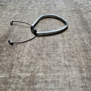 MARK men's herringbone slider bracelet