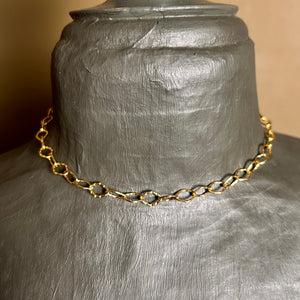 EVIE fine steel link necklace
